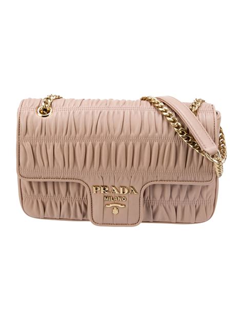 prada gaufre bag pink|Prada nappa gaufre shoulder bag.